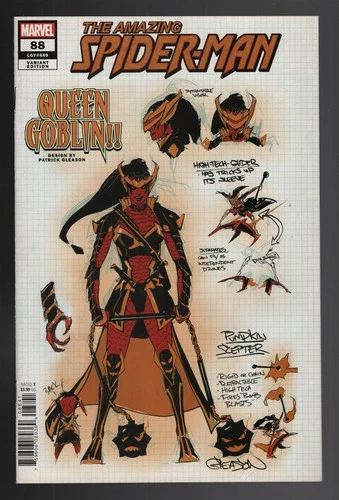 Amazing Spider-Man #88 Patrick Gleason 1:10 Variant 1st App Queen Goblin F/VFN