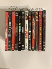 Lot of Kung Fu/Martial Arts DVDs Bruce Lee,Jet Li, Jackie Chan, Etc…