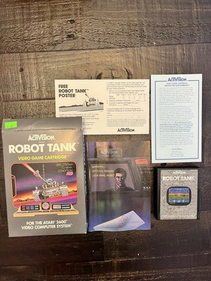 Atari 2600 Robot Tank CIB Complete in Box Activision Retro VTG