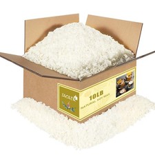 SACATR 10LB Soy Wax for Candle Making, 100 Soy Wax - Natural Candle Wax- No a...
