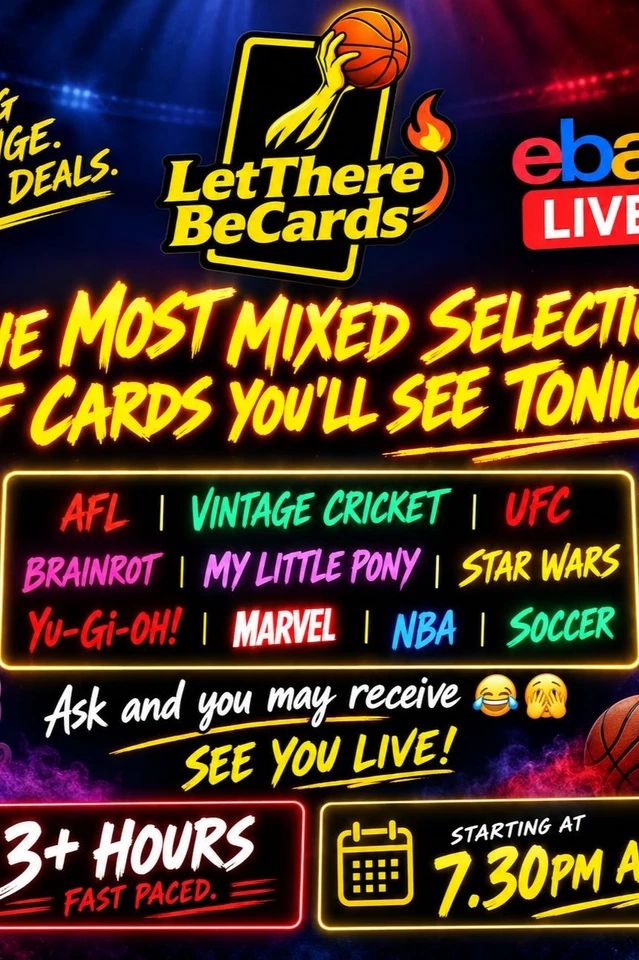 Mixed TCGS AND SPORTS + MORE.