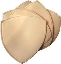 3 Pairs Removeable Triangle Bra Pads Inserts for Bikinis Top, Sport/Yoga Bra, Sw