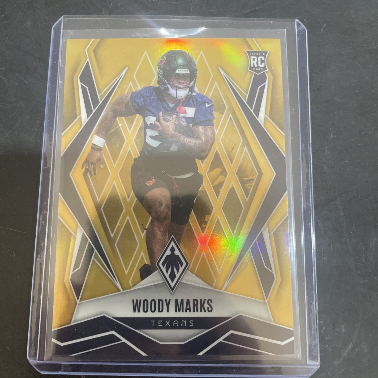 2025 Panini Phoenix Woody Marks #236 Rookie Gold Lava /10 SSP RARE