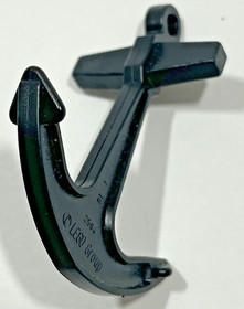 Lego 2564 Ship Boat Anchor Black 1 Top Hole Pirate 6280 6285 7075 6274 6286 4768