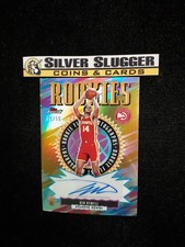 2025-26 Asa Newell Topps Finest Rookies Auto Gold /50 RC Rookie Atlanta Hawks