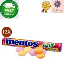 12 Pack X Mentos Chewy Candy Fruit Flavor Halal (29 Gram) ⭐FAST SHIPPING⭐