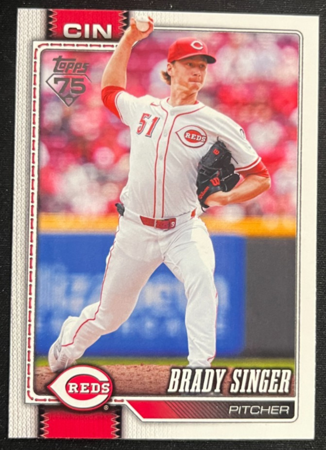 2026 Topps Series 1 Brady Singer #282 Cincinnati Reds