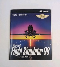 Microsoft Flight Simulator 98 Pilot  s HANDBOOK ONLY - VINTAGE 1998