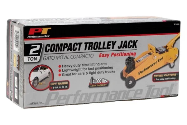 Performance Tool W1606 2 Ton Compact Trolley Jack Foto 2 de 2