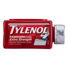 Tylenol Extra Strength Rapid Release Gels 500 mg (290 Count) Exp 08/27 Brand New