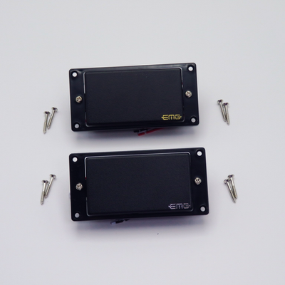 EMG 81/85 Neck and Bridge Black Active Humbucker Guitar Pickup Set
