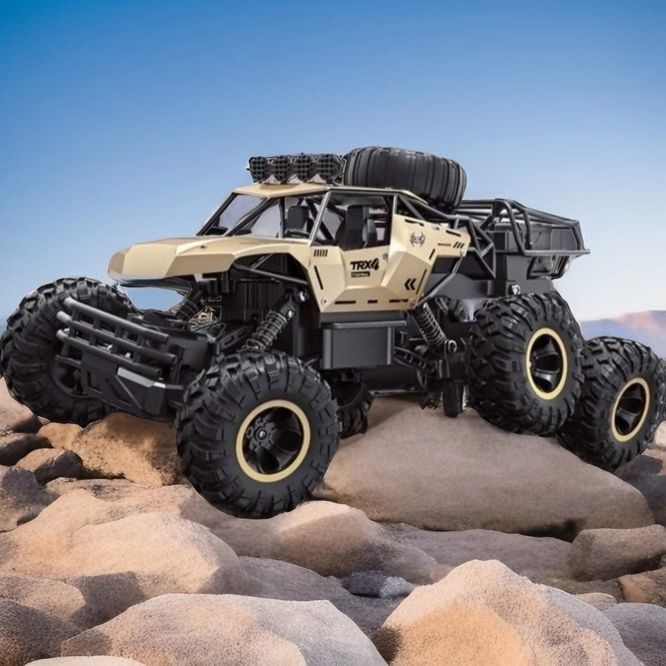 Coche de control remoto, escala 1:8 Big Monster Truck juguetes coches de radiocontrol para niños niños adultos Foto 4 de 4