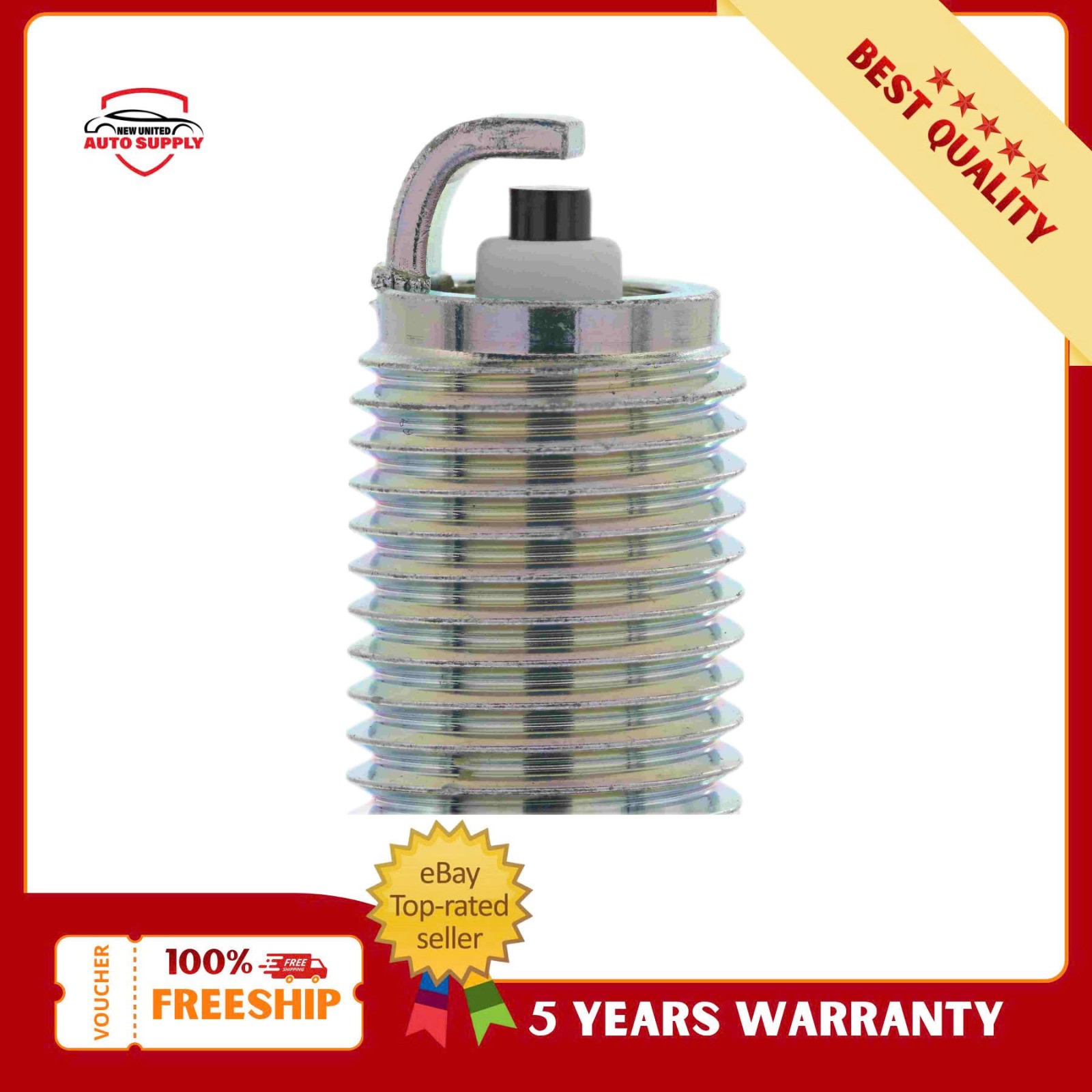 4PCS NGK 5329 DPR9EA-9 Standard Spark Plug for Ducati Monster Kawasaki KLR250
