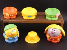 Vintage Parker Brothers Nerfuls Toy Lot 1985 Stewie & Frankie with Accessories