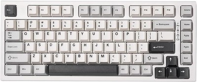 YUNZII mechanische Tastatur YZ75 75% Hot-Swap BT5.0/2.4G/USB-C Weiß PBT