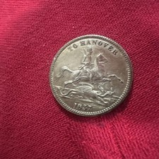 An 1849 Cumberland Jack Brass Token In Good Condition.