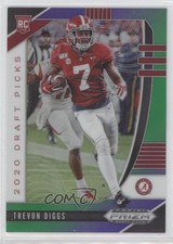 2020 Panini Prizm Draft Picks Rookies Purple & Green /199 Trevon Diggs #163 d4v