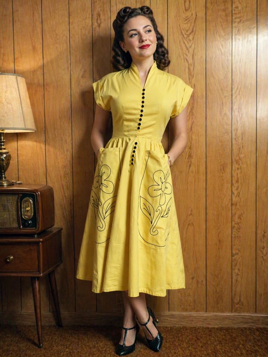 1950s Vintage Dresses for Women for sale - eBay