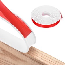 U-Shape Edge Banding 1-1/4"x21.3ft White Self Adhesive Edging Trim