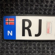 Original Auto Kennzeichen Nummernschild Norwegen 🇳🇴 Stavanger