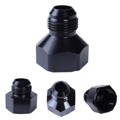 2 PACK 10AN Female to 6AN Male Flare Reducer Fitting Fuel Cell Bulkhead Adapter