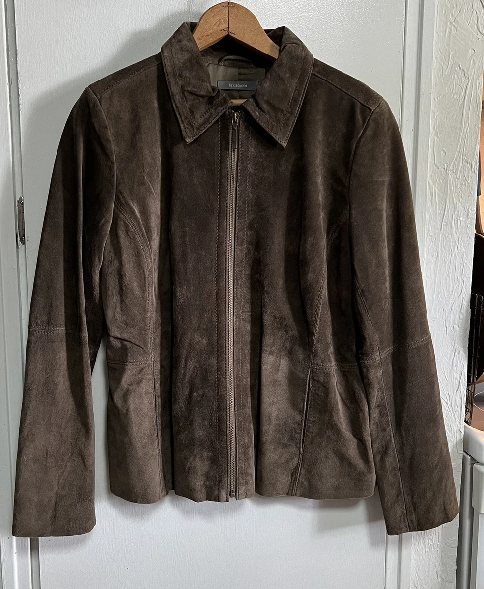 Claiborne suede shop jacket