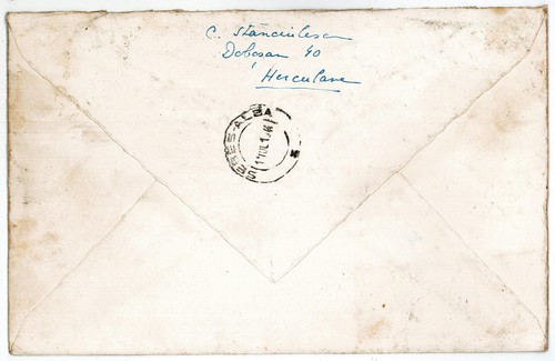 Romania, 1944, WWII Censored Registered Cover, Herculane - Orsova stamps - Picture 2 of 2