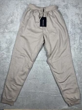 PLT PRETTY LITTLE THING Women's Brown Ultimate Sweat Joggers Size 8 NEW