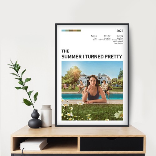 The Summer I Turned Pretty Season 1 (2022) Poster 24x36" Custom Canvas Poster