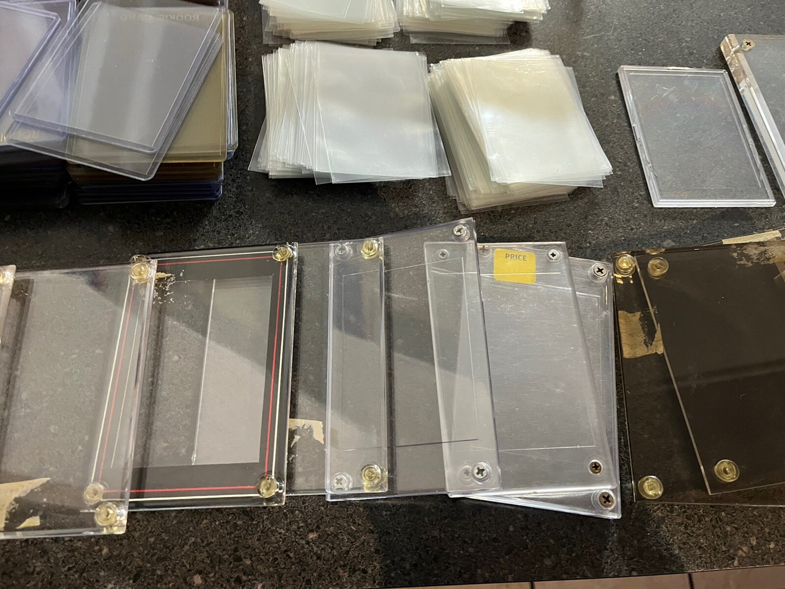 Trading Card Supplies Top Loaders, Penny Sleeves, Snap/Screw Down