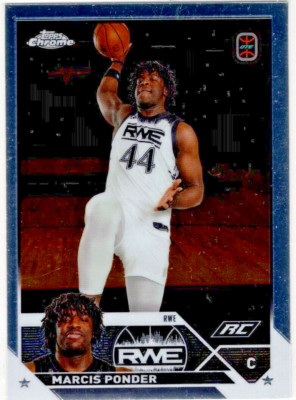2024 Topps Chrome Overtime Elite Basketball Marcis Ponder No. 61 RWE