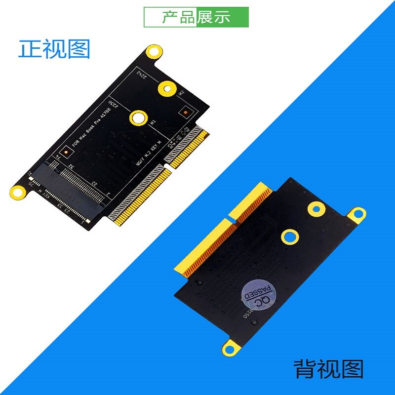 DIY SSD Upgrade A1708 Adapter NVMe M.2 NGFF 2016 2017 13 MacBook PRO SINTECH