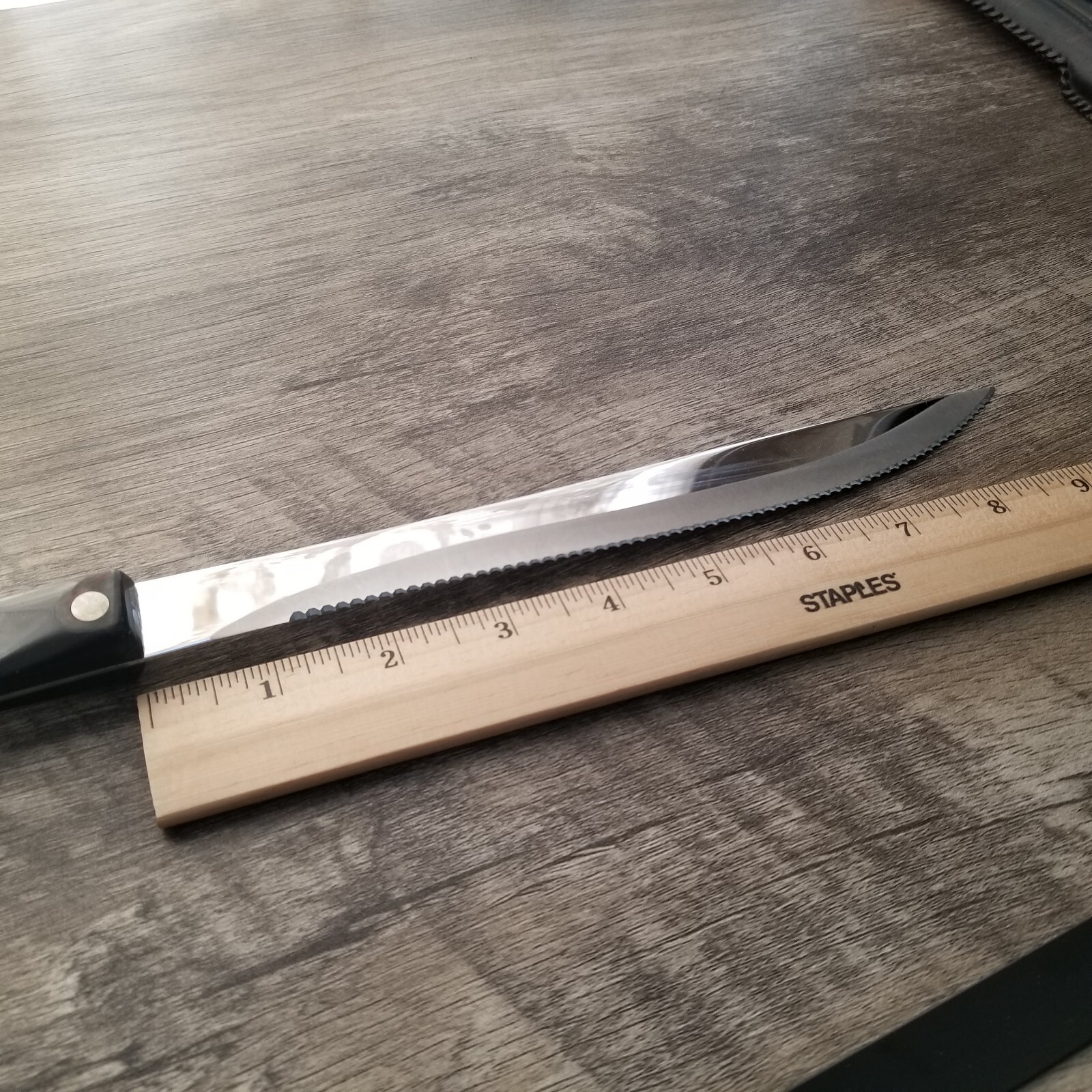 Vintage Brown Cutco 1723 JG Serrated Carving Knife USA Made Stainless