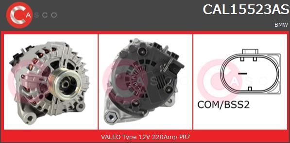 Alternateur Qualité Premium pour BMW Série 5 530d et X5 xDrive - Composants Renforcés Longue Durée