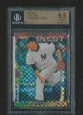 2014 Topps Finest Masahiro Tanaka Yankees Rookie Xfractor Rare Sp BGS 9.5 Gem Mt