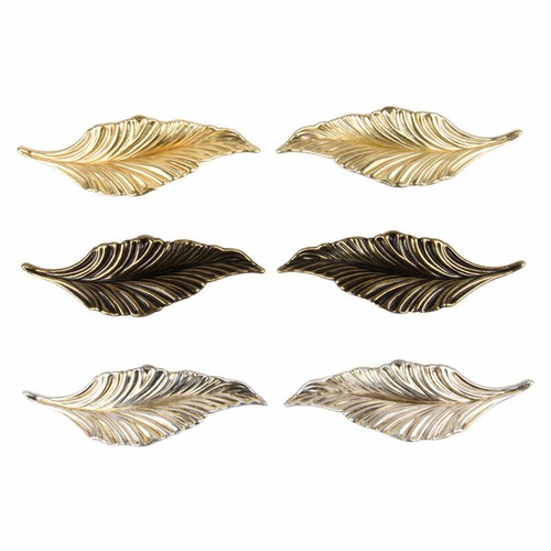 Vintage Style Leaf Shaped Handles Door Wardrobe Cabinet Drawer Pulls Knobs - Picture 3 of 17