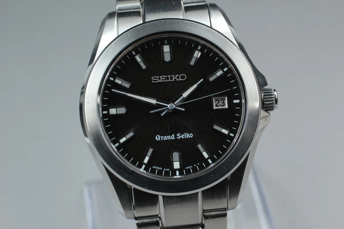 Grand Seiko Men's Black Watch - 8J56-8020 for sale online | eBay