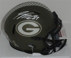 Packers JORDY NELSON Signed Riddell 2022 SALUTE Speed Mini Helmet AUTO -  JSA