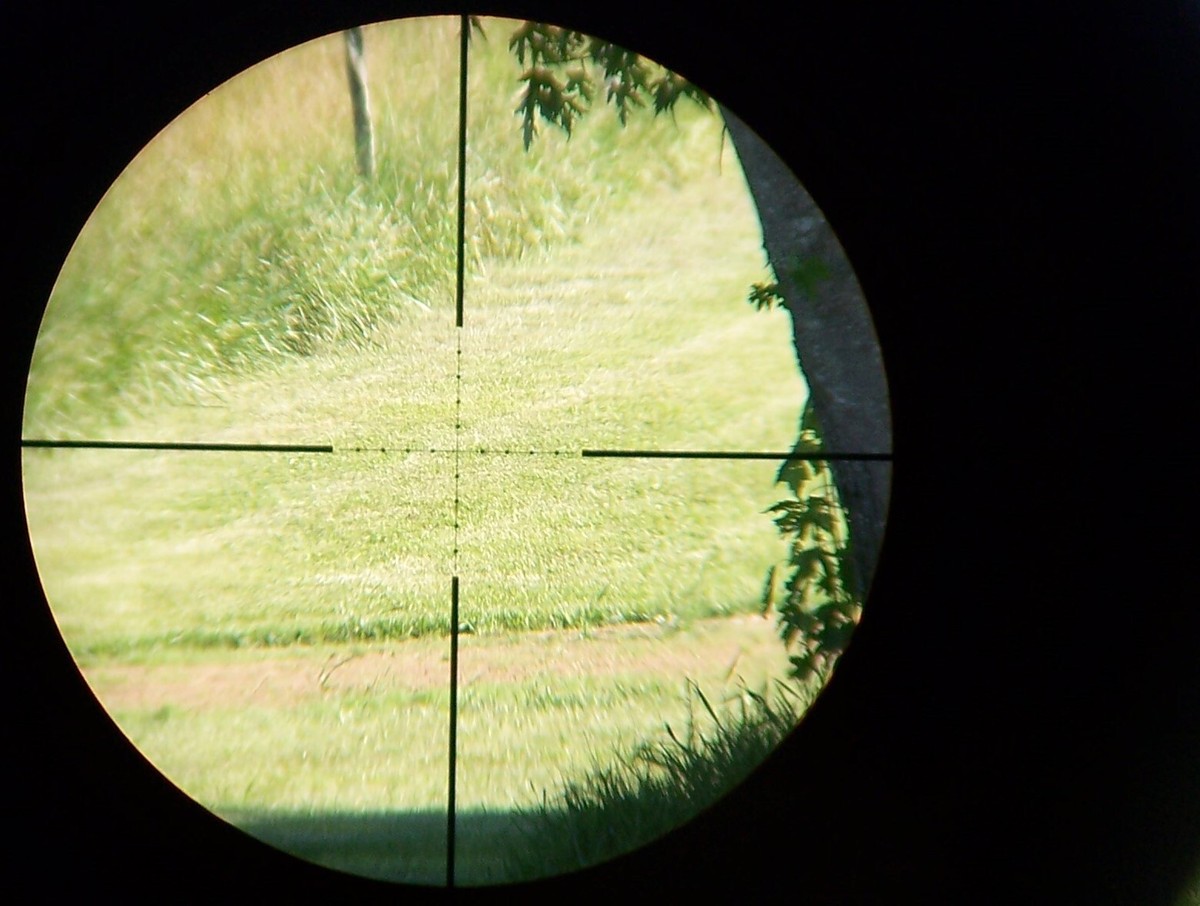 Hakko 8-32x50mm Rifle Scope ~Lighted Mil-Dot~ Blue Ring | eBay