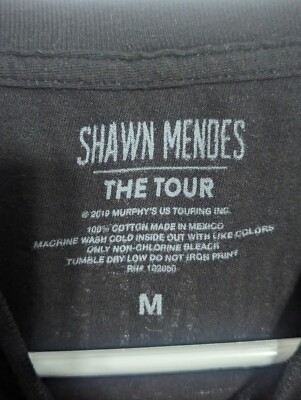 Shawn Mendes - 2019 Tour T Shirt - Size Medium | eBay