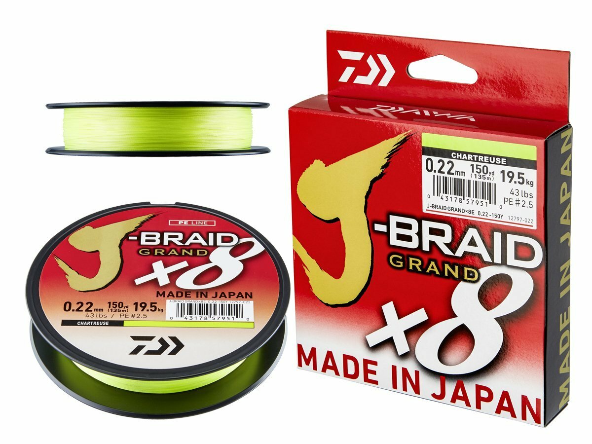 DAIWA Strand Izanas Braid Line JBraid X8 GRAND 150m