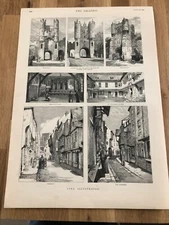 1881  print from the graphic . york illustrated (  fossgate )