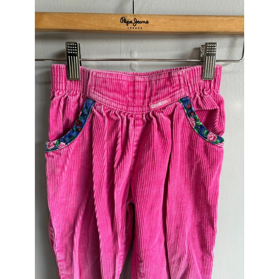 Vintage OshKosh Pink Corduroy pants Toddler Girls Size 2T USA made eBay