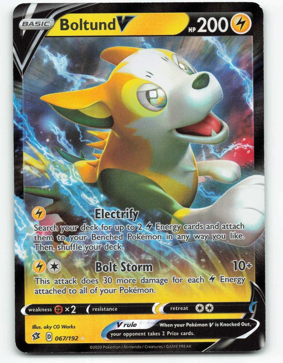 Boltund V 特別カード HP200 レインボー Boltund V Rainbow Foil Card Fan Art Display Card HP200 NM/M | eBay