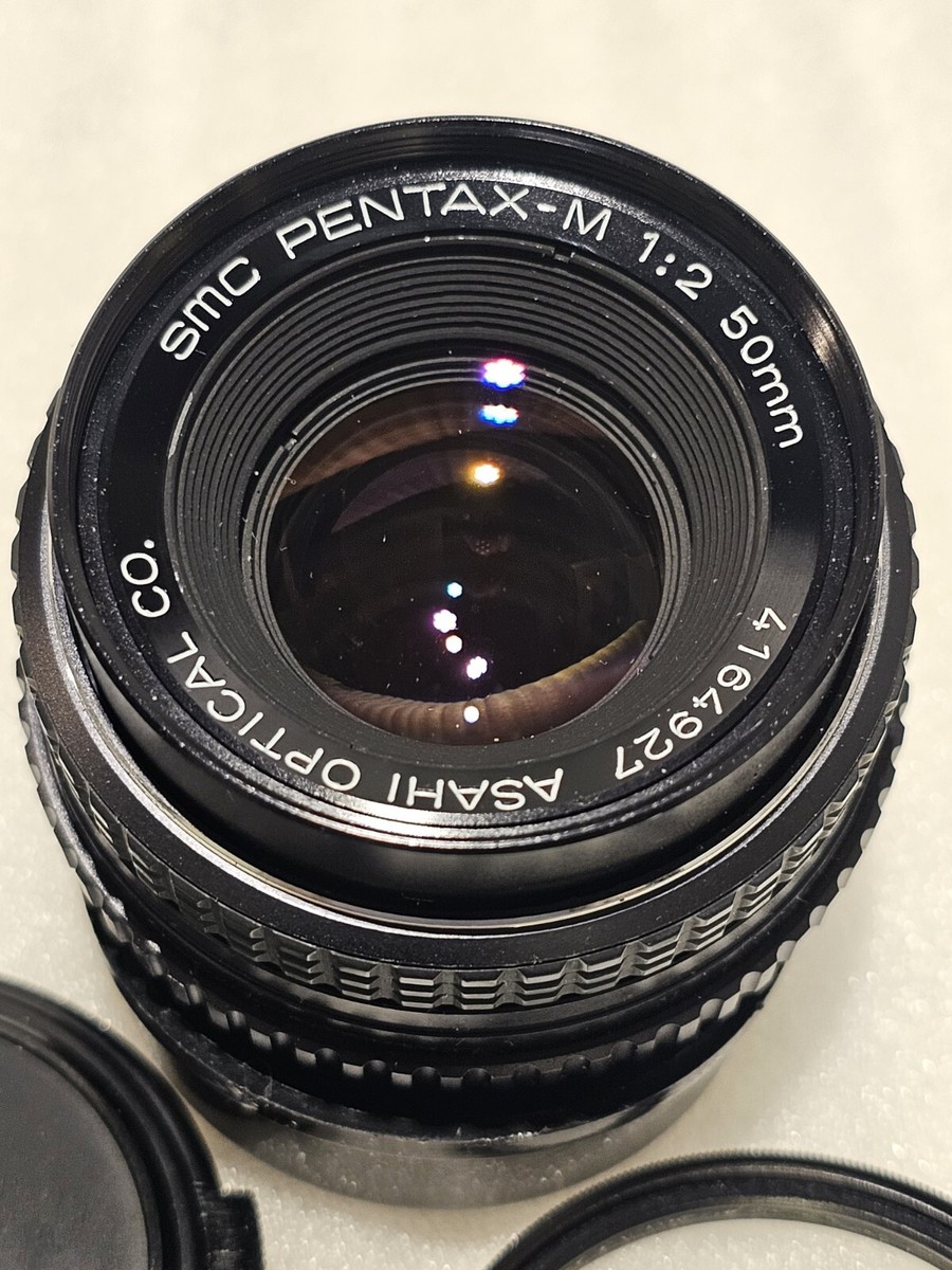 Asahi SMC Pentax M 50mm f/2 K-Mount Manual Focus Prime Lens w