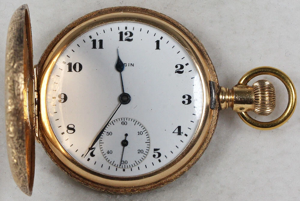 Elgin pocket watch repair hot sale