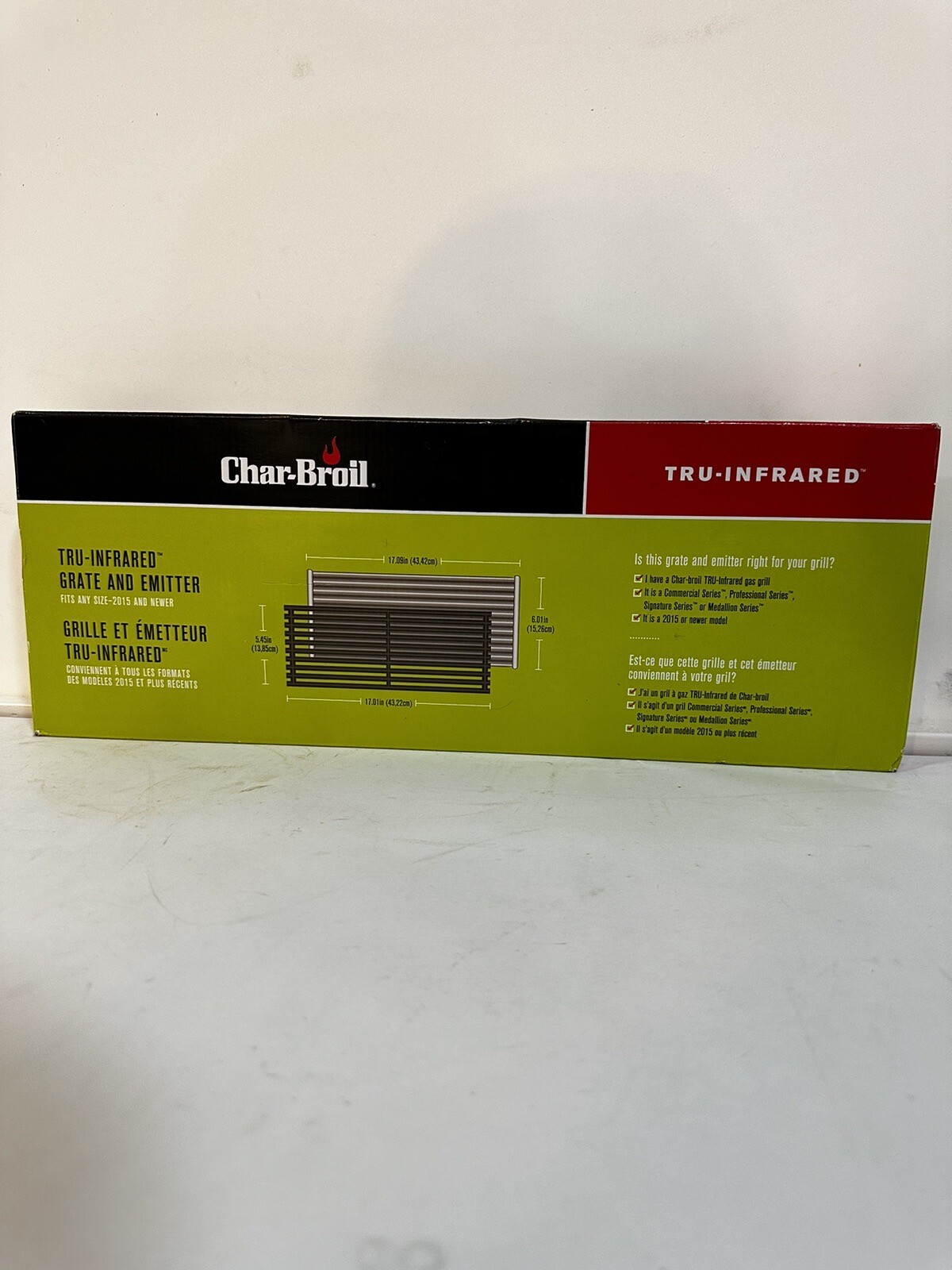 Genuine Charbroil 17" Infrared Grill Replacement Grates Performance Tru