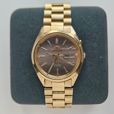 ORIENT CA メンズ　 腕時計。 Vintage ORIENT tristar 3 star AAA crystal KY 469WC2 80 Japan Men