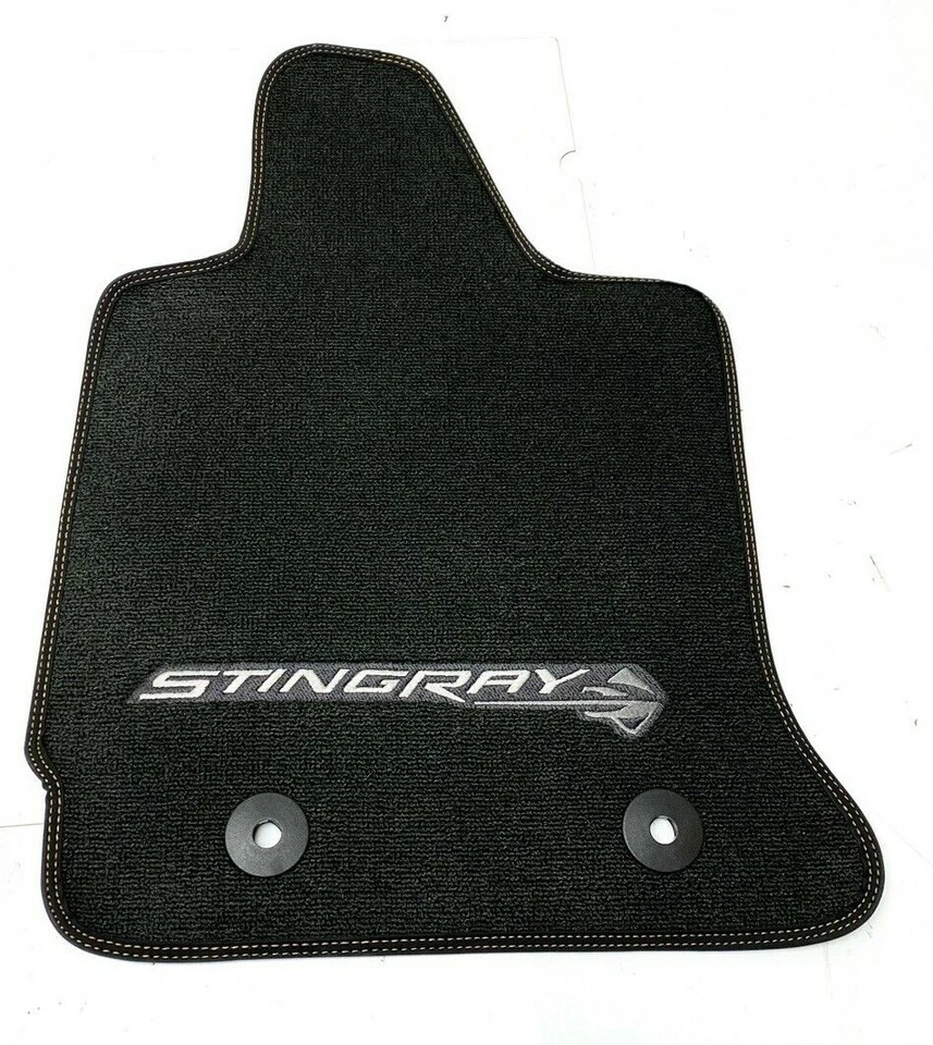 Alfombrillas negras con logotipo Kalahari Stingray 2014-2020 Chevrolet Corvette 23112197  Foto 2 de 4