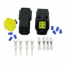 CAR MOTORCYCLE WATERPROOF 4 PIN ELECTRICAL 1.8MM AWG WIRE CONNECTOR PLUG
